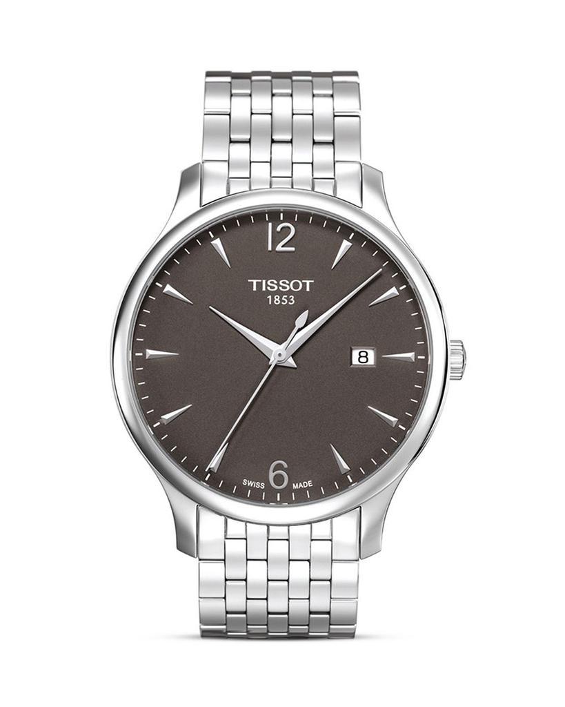 商品Tissot|传统男性Anthracite石英经典腕表，42mm,价格¥2773,第1张图片