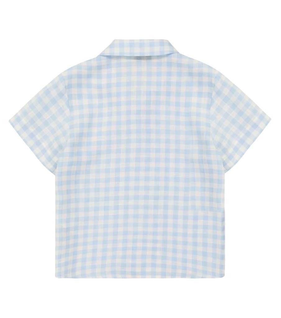 商品Paade Mode|Picnic格纹亚麻衬衫,价格¥485,第6张图片详细描述