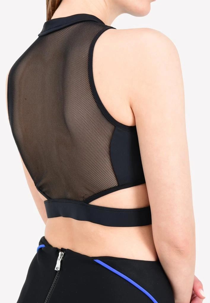 商品CUSHNIE|Cut-Out Mesh Combo Bra Top,价格¥785,第2张图片详细描述