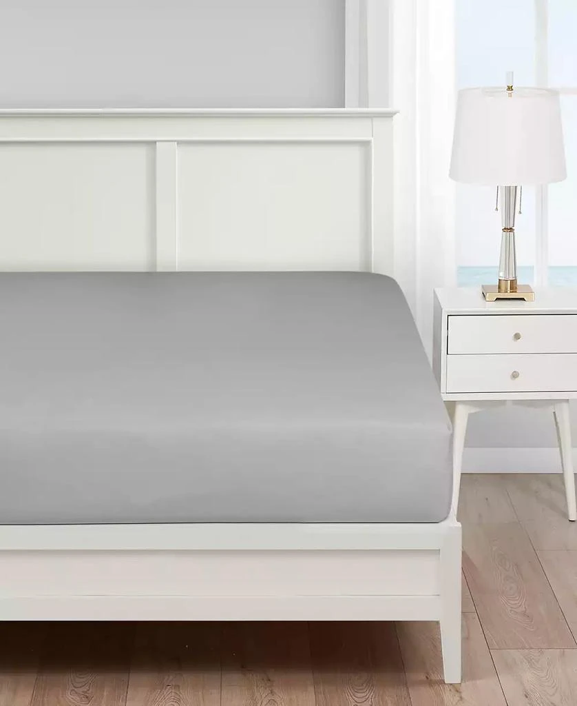 商品Nautica|Solid Cotton Rich Blend Fitted Sheet, Twin XL,价格¥221,第1张图片