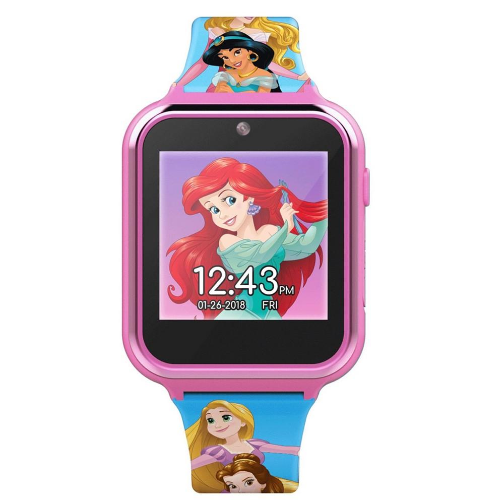 Disney Princess Kid's Touch Screen Pink Silicone Strap Smart Watch, 46mm x 41mm商品第2张图片规格展示