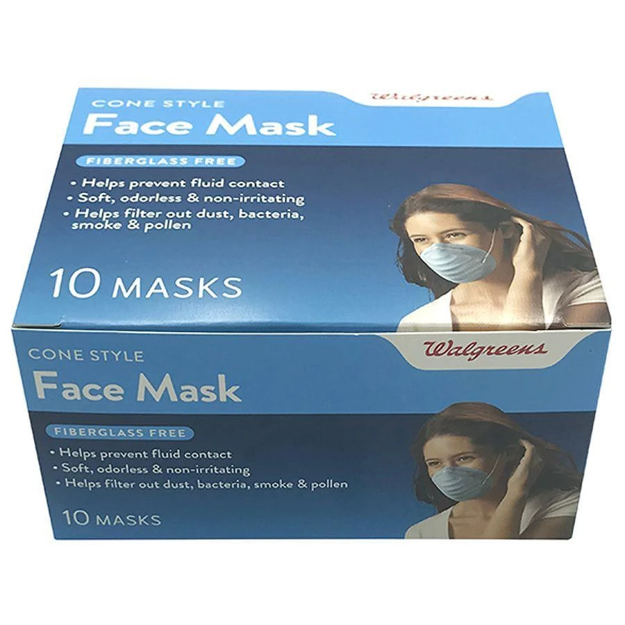 商品Walgreens|Cone Face Mask,价格¥23,第1张图片