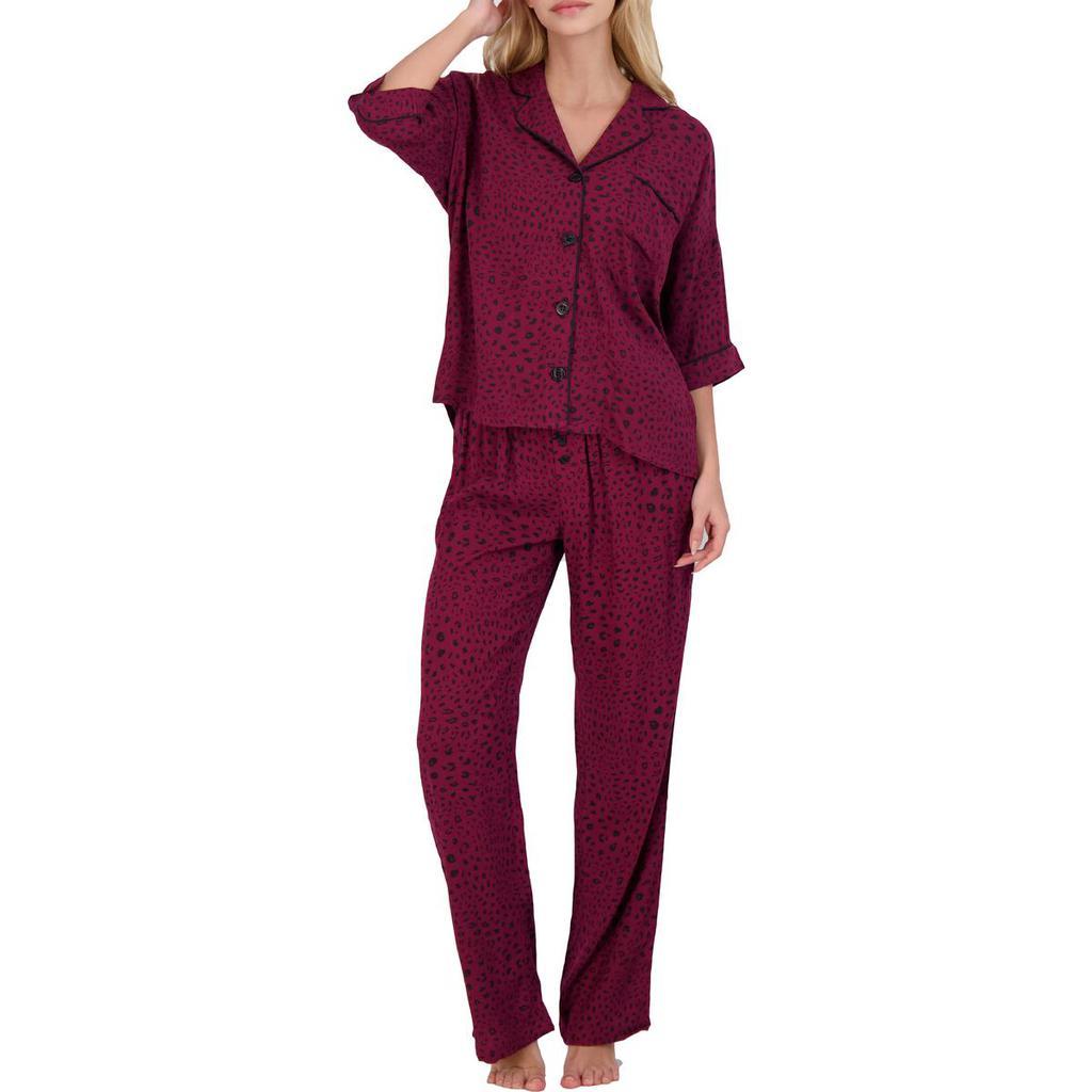 商品P.J. Salvage|PJ Salvage Women's Sateen Loungewear Pajama Set,价格¥163-¥185,第4张图片详细描述