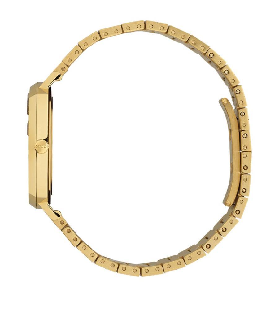 商品Gucci|Yellow Gold Grip Watch 35mm,价格¥11636,第6张图片详细描述