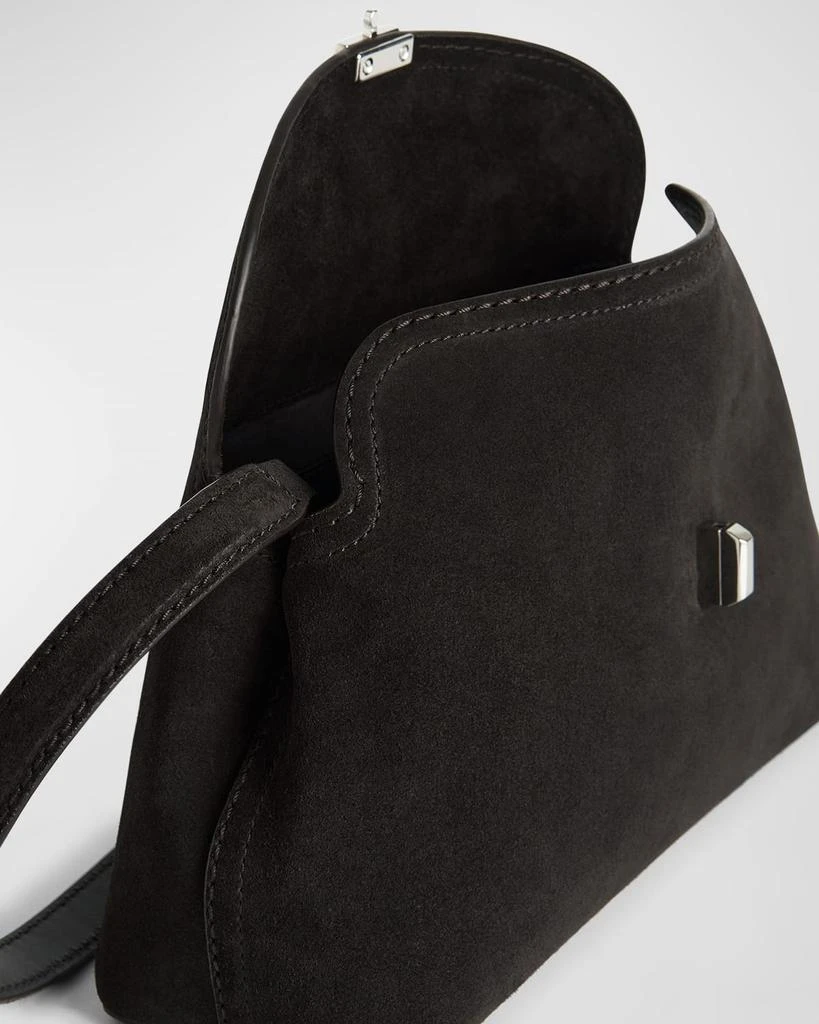 商品Totême|T-Lock Clutch Bag in Suede,价格¥7730,第3张图片详细描述