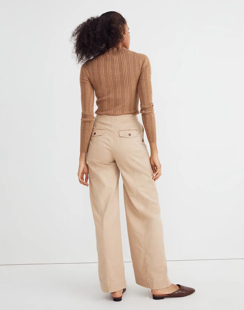 商品Madewell|Seamed Wide-Leg Pants,价格¥871,第5张图片详细描述