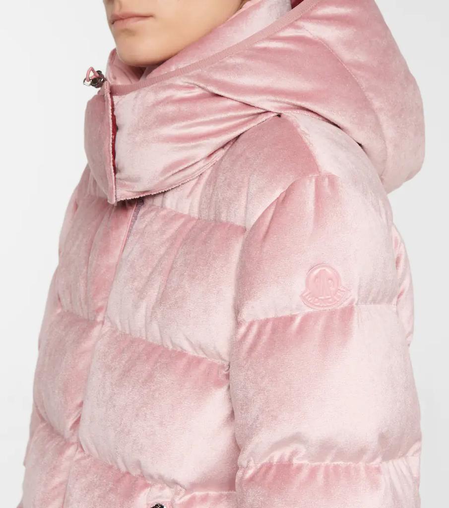 商品Moncler|Holostee quilted velvet jacket,价格¥13529,第6张图片详细描述