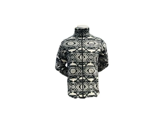 商品Columbia|Granite Mountain Printed Fleece Jacket Homme Noir et Blanc,价格¥116,第1张图片
