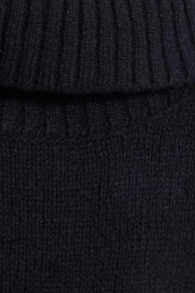 商品FRAME|Brushed wool-blend turtleneck mini dress,价格¥1231,第4张图片详细描述