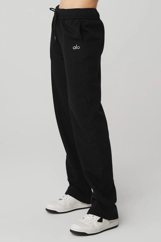 商品Alo|Accolade Straight Leg Sweatpant - Black,价格¥885,第3张图片详细描述
