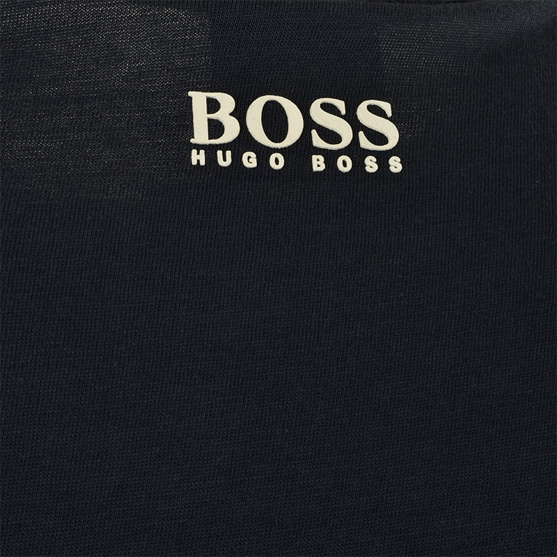 Hugo Boss 雨果博斯 男士深藍色纯棉短袖T恤 TEE2-1815506410商品第1张图片规格展示