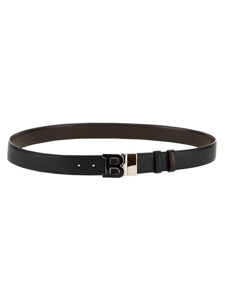 商品Bally|Bally Logo Plaque Buckle Belt,价格¥1539,第1张图片