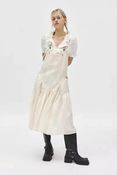 商品BDG|BDG Garner Gathered Cotton Twill Midi Skirtall,价格¥538,第1张图片