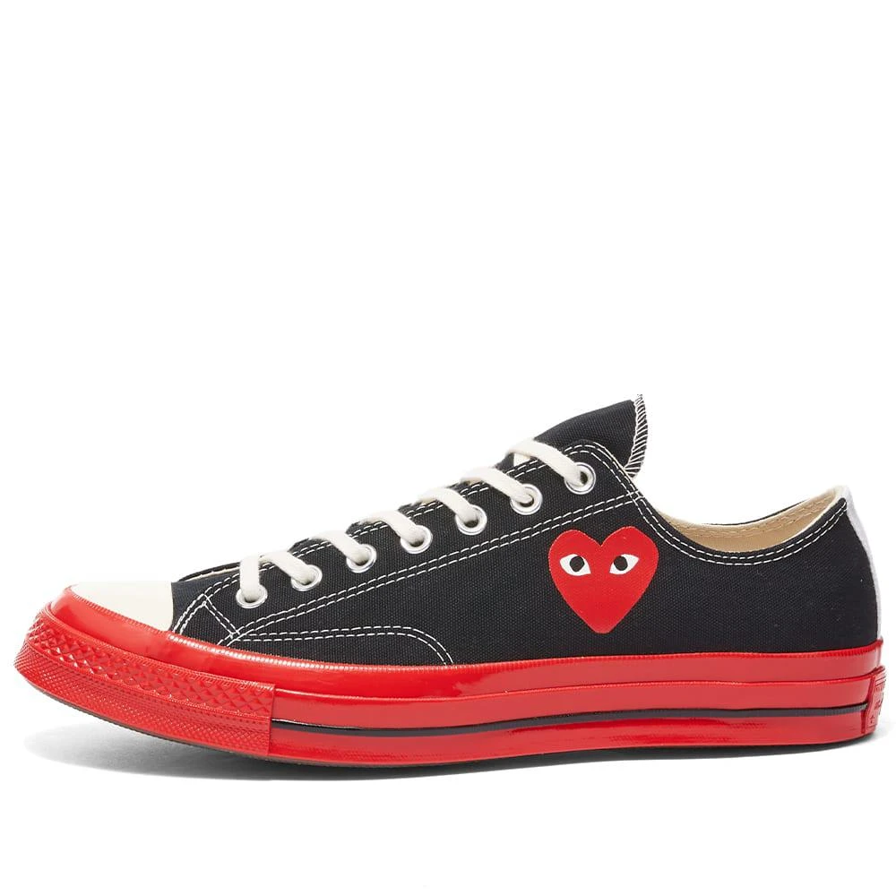 商品Comme des Garcons|Comme des Garcons Play x Converse Chuck Taylor Red Sole Low,价格¥1198,第2张图片详细描述
