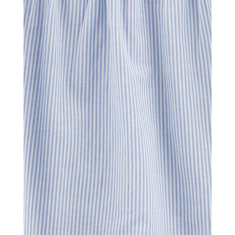 Little Girls Long Sleeve Striped Tiered Top and Leggings, 2-Piece Set商品第2张图片规格展示