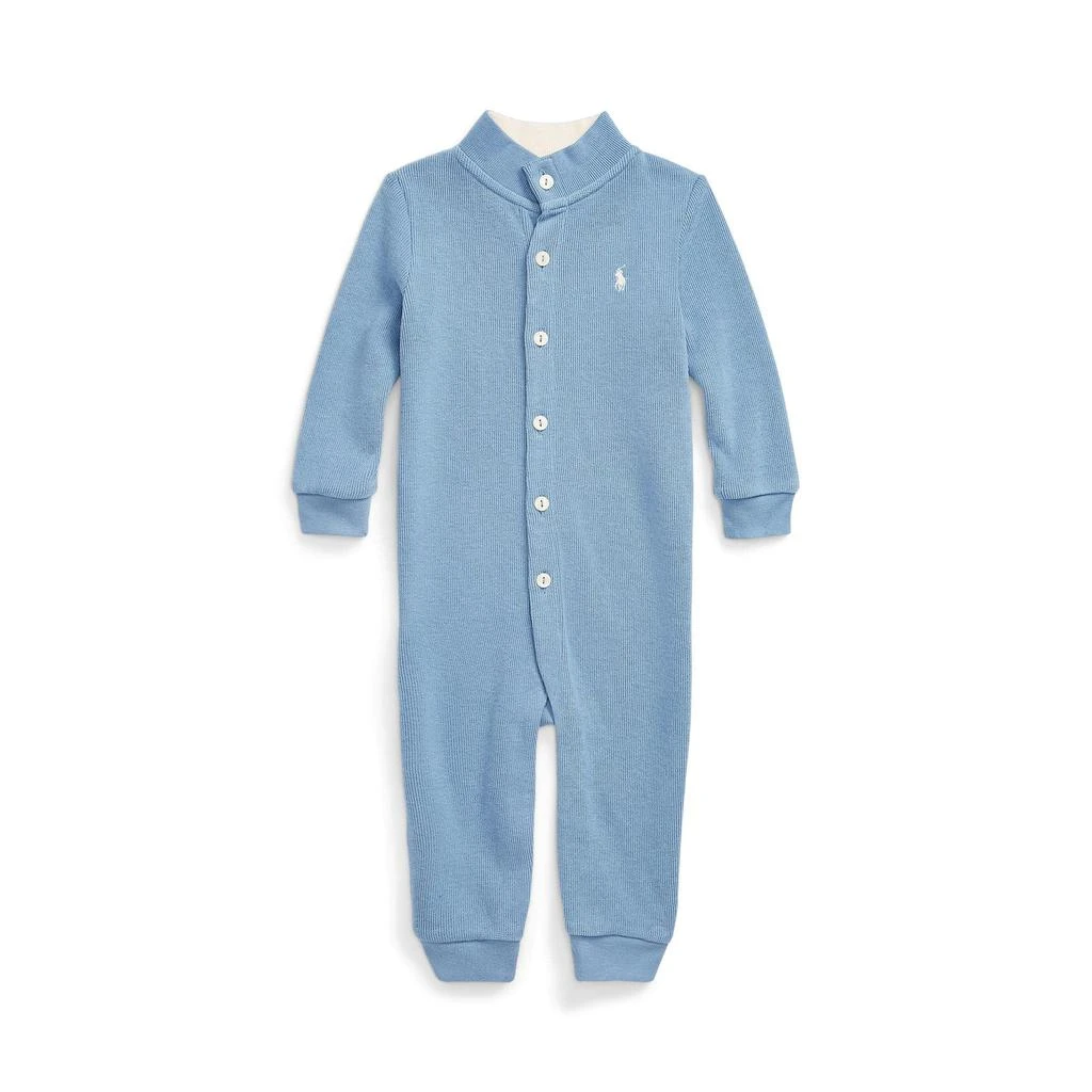 商品Ralph Lauren|French-Rib Cotton Coverall (Infant),价格¥369,第1张图片