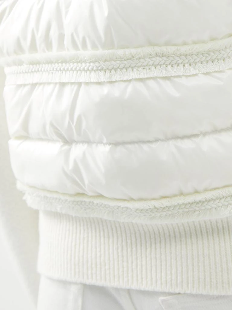 商品Moncler|Knitted-sleeve quilted down jacket,价格¥7845,第4张图片详细描述