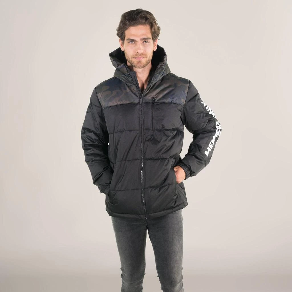 Men's Twill Block Puffer Jacket 商品