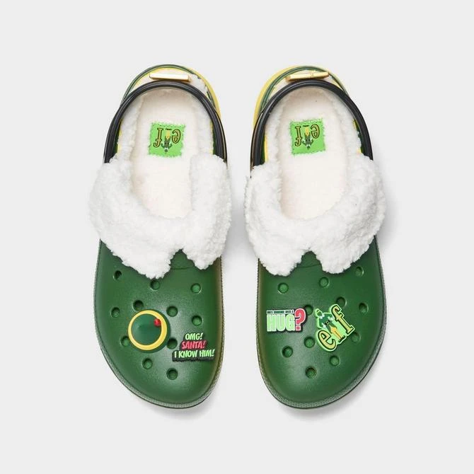 Big Kids' Crocs x Elf Classic Lined Clog Shoes 商品