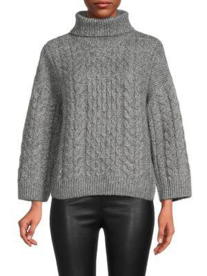 商品Calvin Klein|Cable Knit Turtleneck Sweater,价格¥439,第1张图片