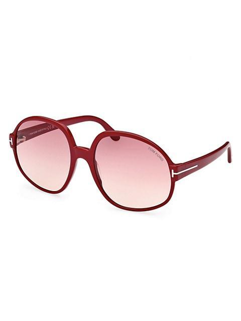 商品Tom Ford|61MM Round Sunglasses,价格¥3228,第4张图片详细描述