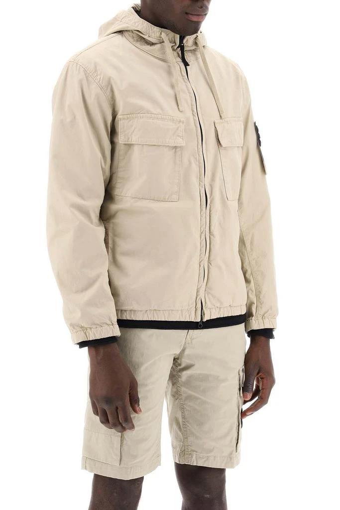 商品Stone Island|Supima Cotton Twill Stretch-TC jacket,价格¥3151,第3张图片详细描述