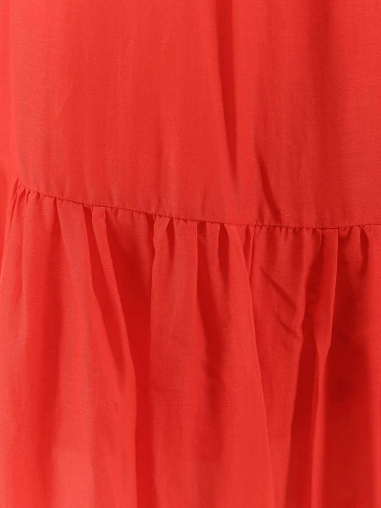商品SEMICOUTURE|Cotton and silk dress with flounces,价格¥2419,第3张图片详细描述