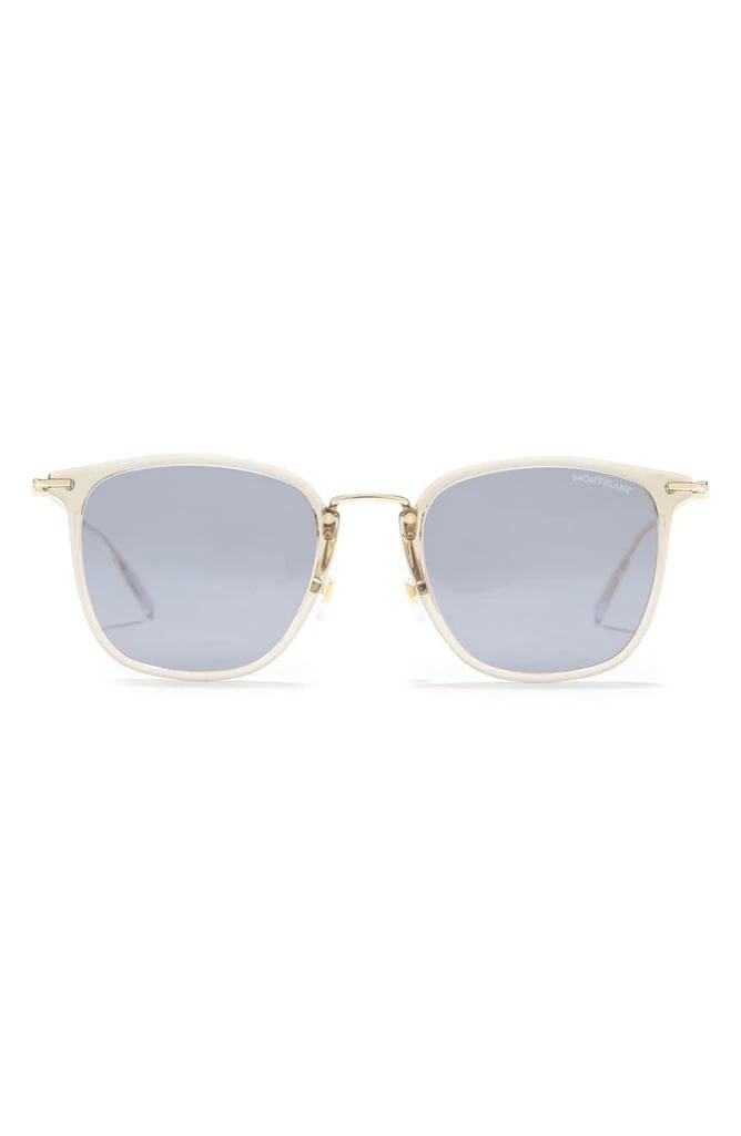 商品MontBlanc|53mm Square Rectangle Sunglasses,价格¥1143,第1张图片