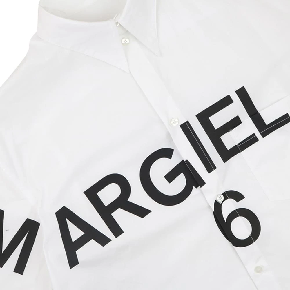 商品MAISON MARGIELA|White Logo Shirt Dress,价格¥565,第2张图片详细描述