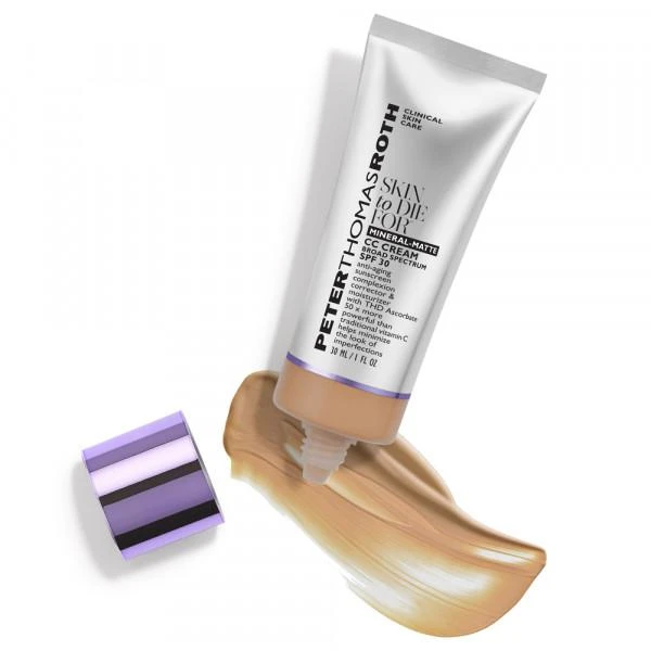 商品Peter Thomas Roth|Skin to Die For™ Mineral-Matte CC Cream SPF 30 Medium,价格¥146,第2张图片详细描述