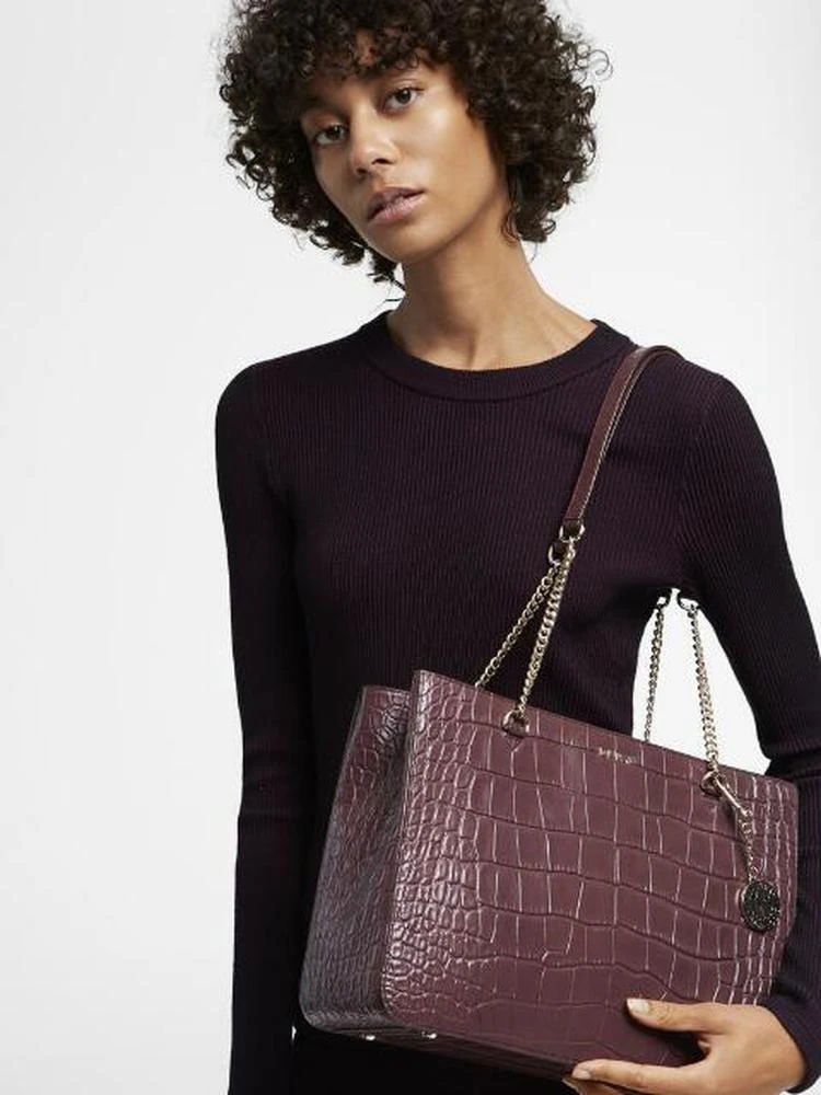 商品DKNY|Croc Embossed Leather Shopper,价格¥1126,第2张图片详细描述