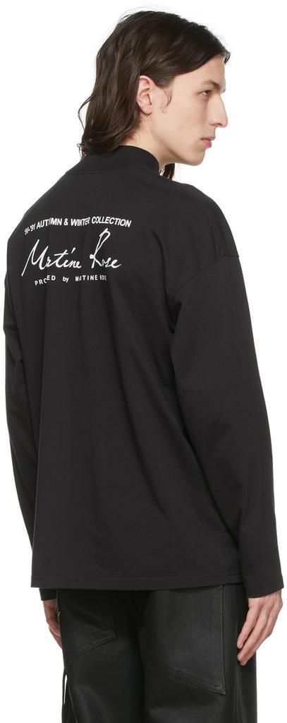商品Martine Rose|Black Cotton T-Shirt,价格¥637,第5张图片详细描述