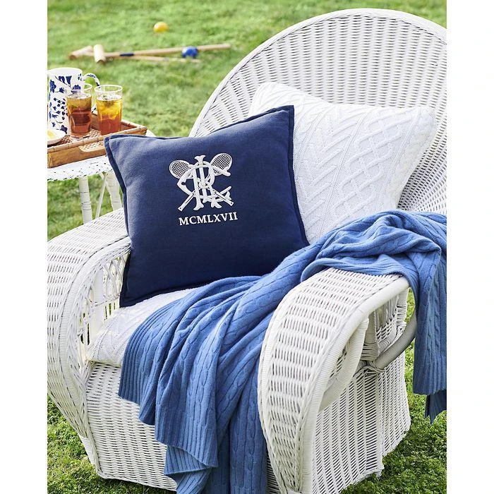 商品Ralph Lauren|Cable Cashmere Throw Blanket,价格¥4446,第2张图片详细描述