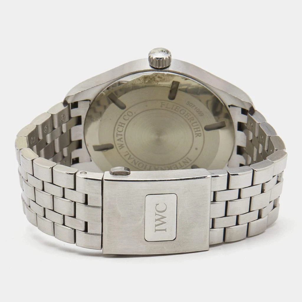 商品[二手商品] IWC Schaffhausen|IWC Schaffhausen Black Stainless Steel Pilot's Watch Mark XVII IW326504 Men's Wristwatch 41 mm,价格¥33276,第5张图片详细描述