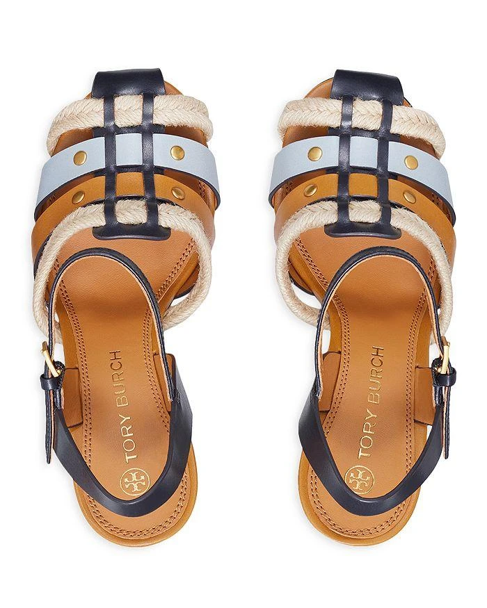 商品Tory Burch|Women's Fisherman High Heel Sandals,价格¥1787,第3张图片详细描述