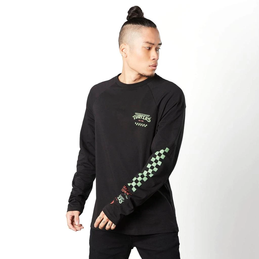 商品Original Hero|Teenage Mutant Ninja Turtles No Slice Left Behind Unisex Long Sleeve T-Shirt - Black,价格¥202,第2张图片详细描述