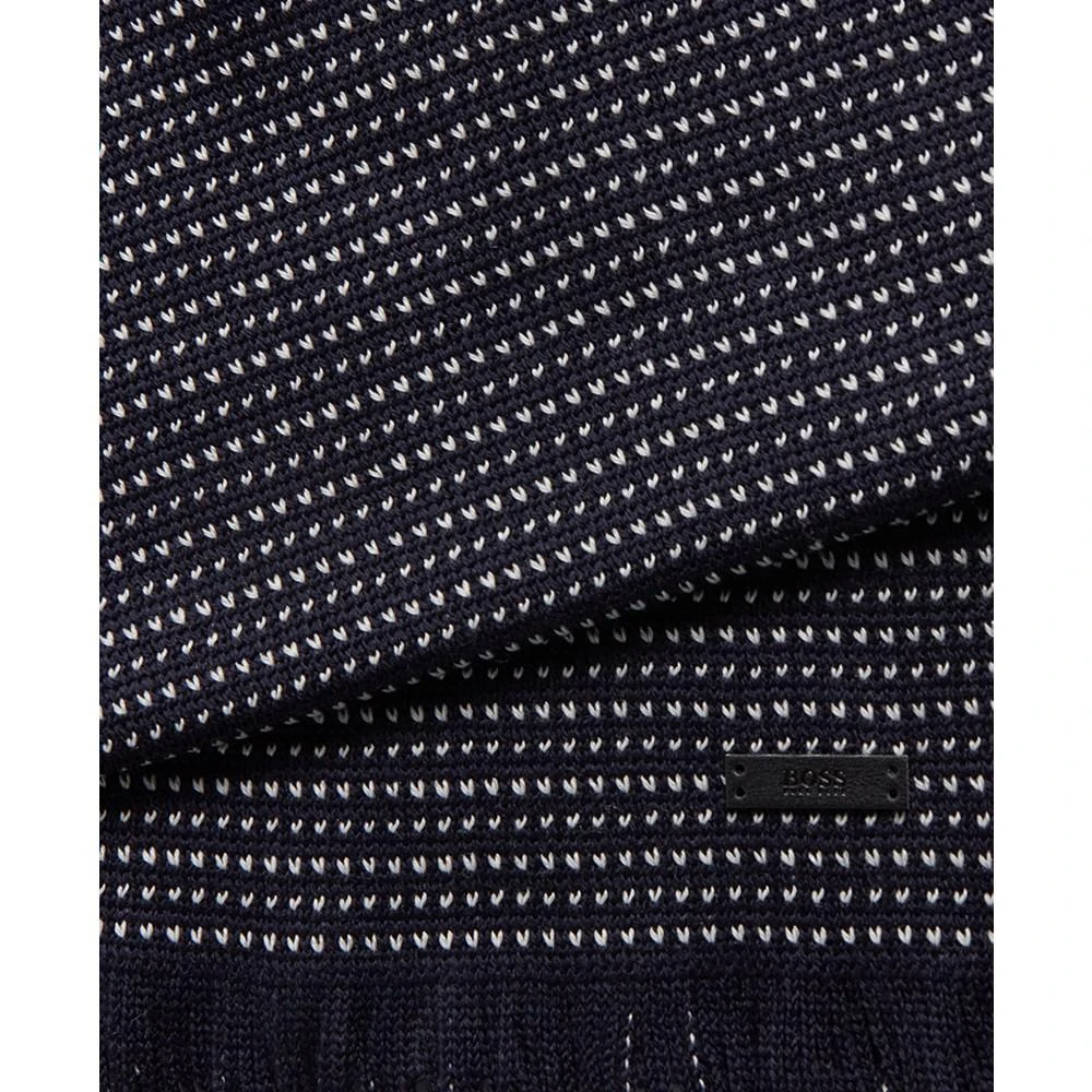 商品Hugo Boss|BOSS Men's Logo-Badge Scarf,价格¥789,第2张图片详细描述