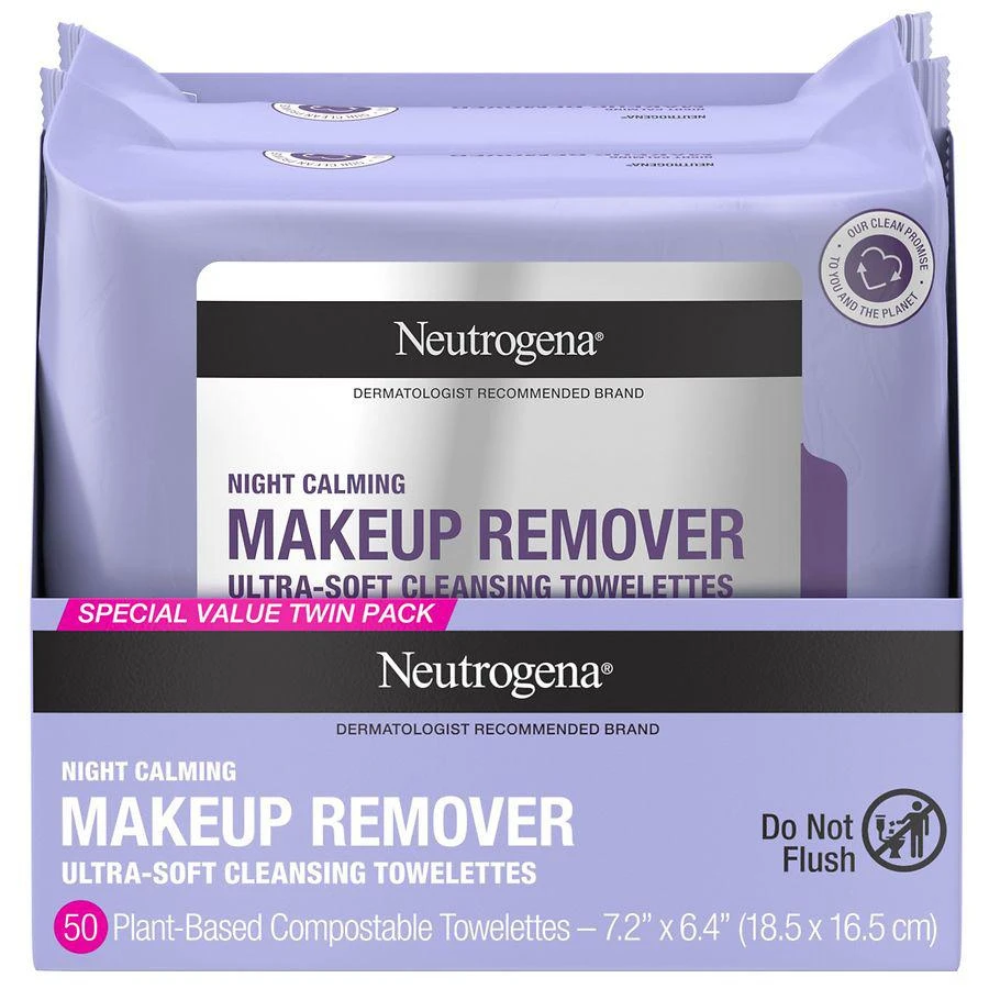 商品Neutrogena|Night Calming Facial Cleansing Wipes Unspecified,价格¥150,第3张图片详细描述