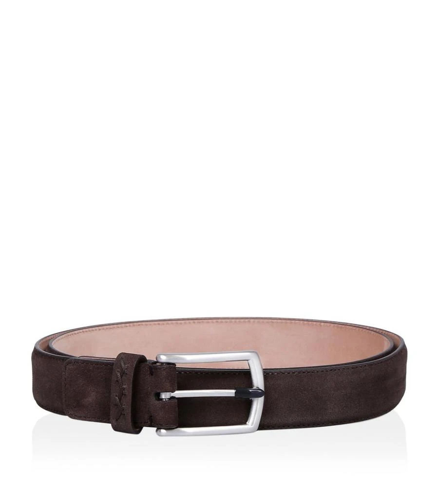 商品Zegna|Suede Belt,价格¥3595,第1张图片