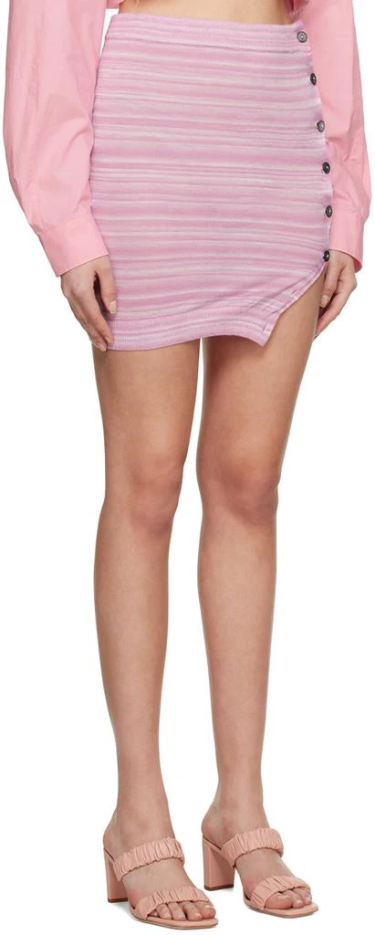 商品Gimaguas|SSENSE Exclusive Pink Jacaranda Miniskirt,价格¥423,第2张图片详细描述