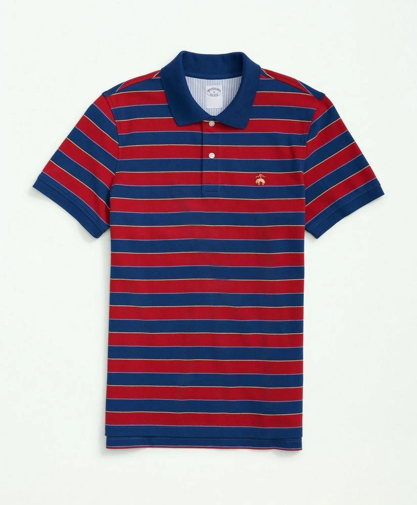 商品Brooks Brothers|Supima® Cotton Multi-Stripe Polo Shirt,价格¥811,第1张图片