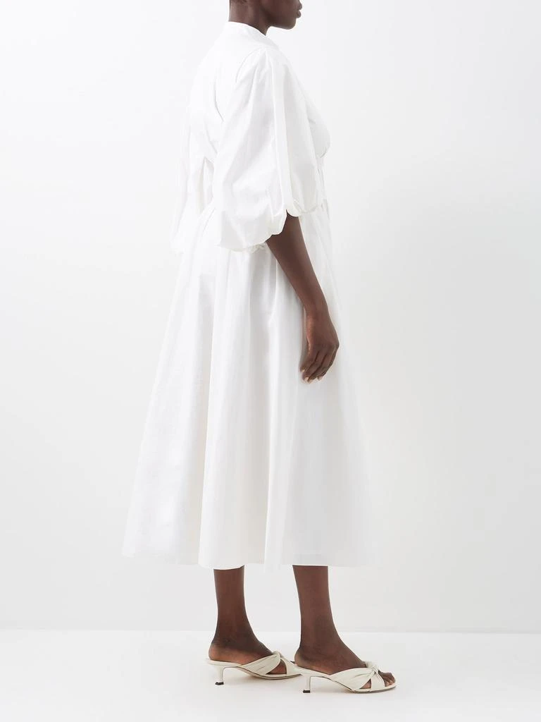 商品ROKSANDA|Madalena puff-sleeve cotton-poplin dress,价格¥4301,第5张图片详细描述