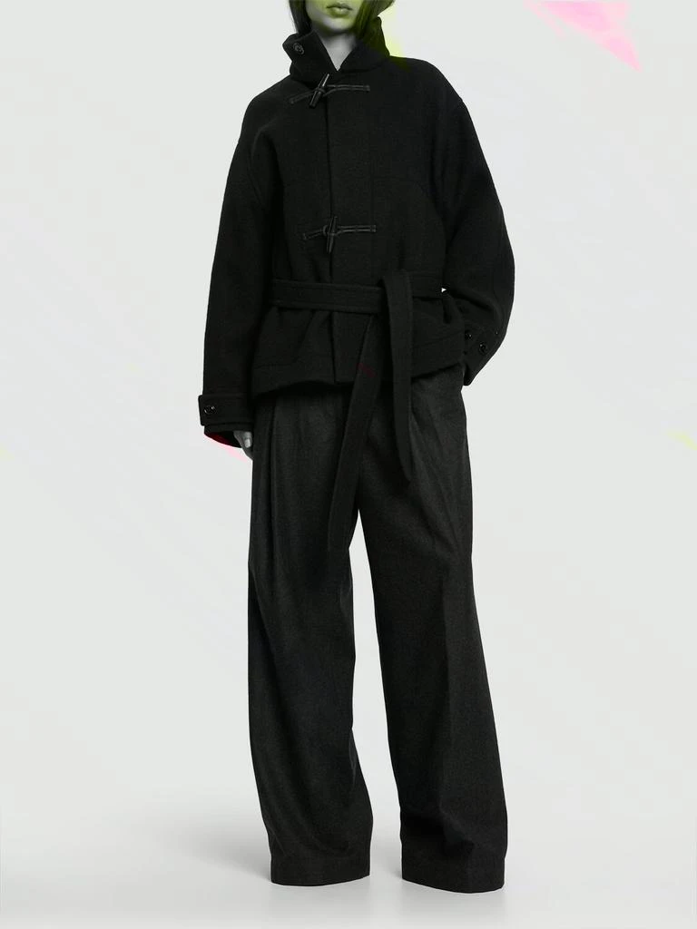 商品Lemaire|Bathrobe Short Wool Duffle Coat,价格¥12278,第1张图片详细描述