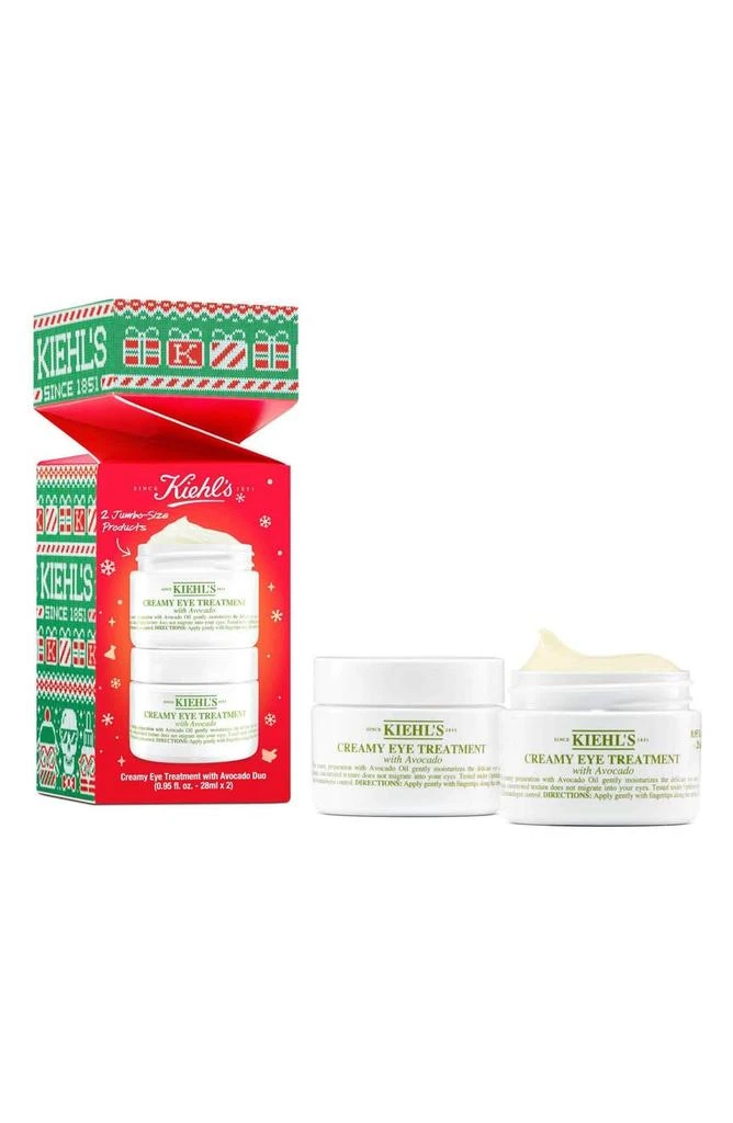 商品Kiehl's|Creamy Eye Treatment with Avocado Nourishing Eye Cream Set USD $110 Value,价格¥510,第1张图片