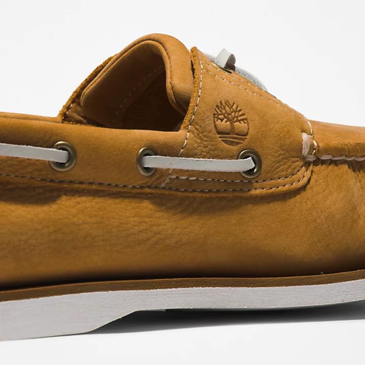Timberland® 2-Eye Classic Boat Shoe for Men in Light Brown商品第7张图片规格展示