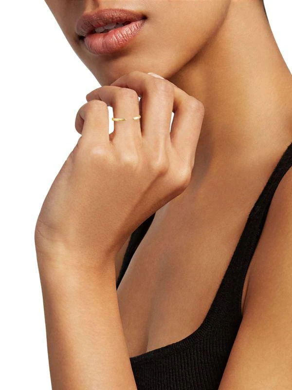 商品Shashi|Talia 14K Goldplated Ring,价格¥135,第2张图片详细描述