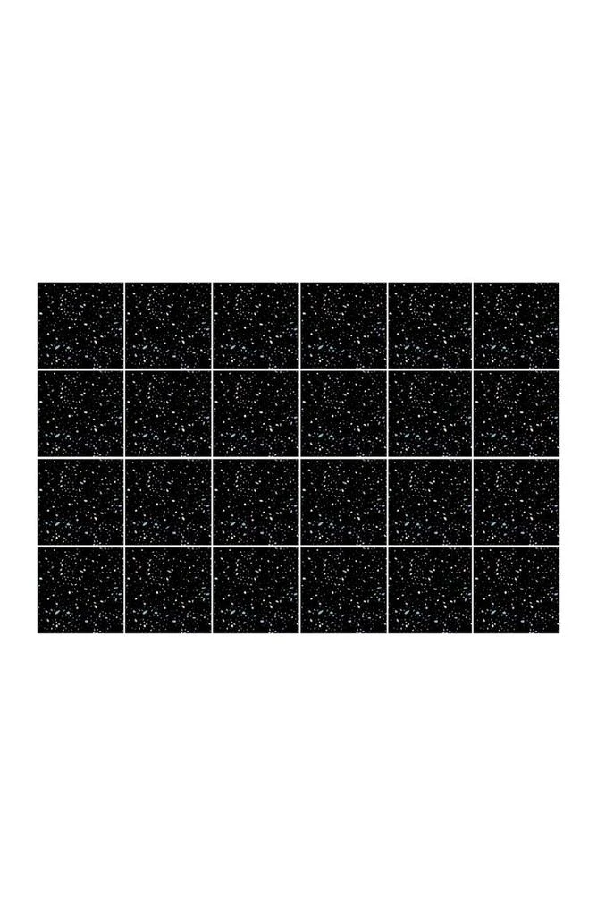 Terrazzo Holographic Glitter Black Wall Tile Sticker 24-Piece Set 商品