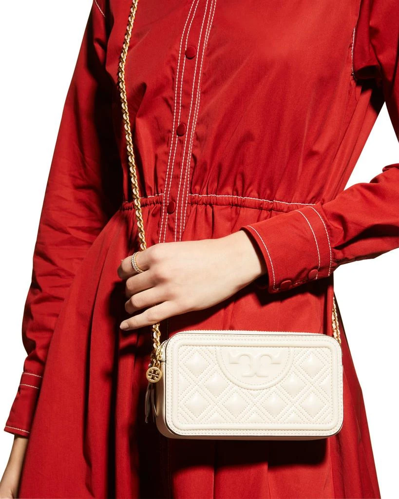 商品Tory Burch|Fleming Quilted Mini Shoulder Bag,价格¥3072,第2张图片详细描述