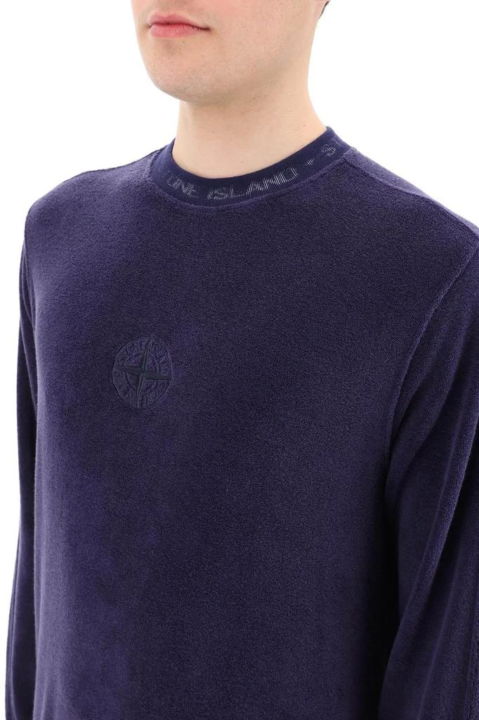 商品Stone Island|TERRY SWEATSHIRT IN ORGANIC COTTON,价格¥1405,第5张图片详细描述