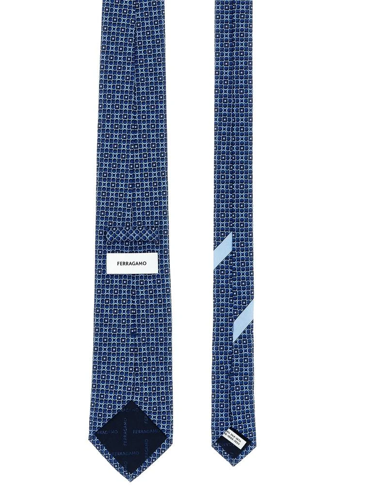 商品Salvatore Ferragamo|Printed Tie Ties, Papillon Blue,价格¥1229,第2张图片详细描述